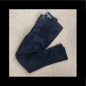 Wit and Wisdom micro-polka dot skinny jean